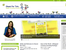 Tablet Screenshot of cheenifortots.com